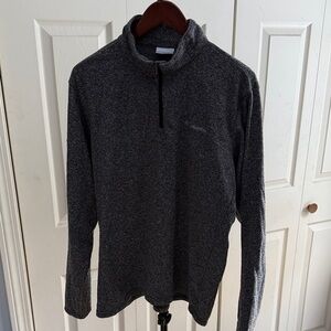 Columbia Men's Charcoal Zip-Up Sweater